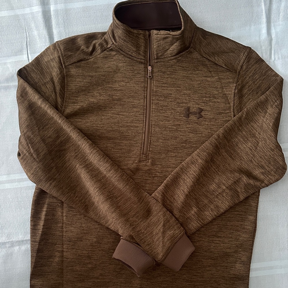Under Armour Hunter Green Lightweight 3/4 zip Shirt Jacket